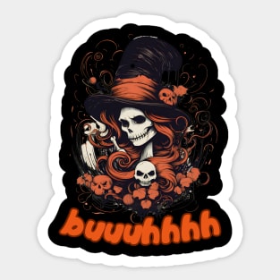 Buuhhhh-Halloween Haunt Sticker